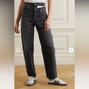 Agolde broken waist band jeans in conduct size 27